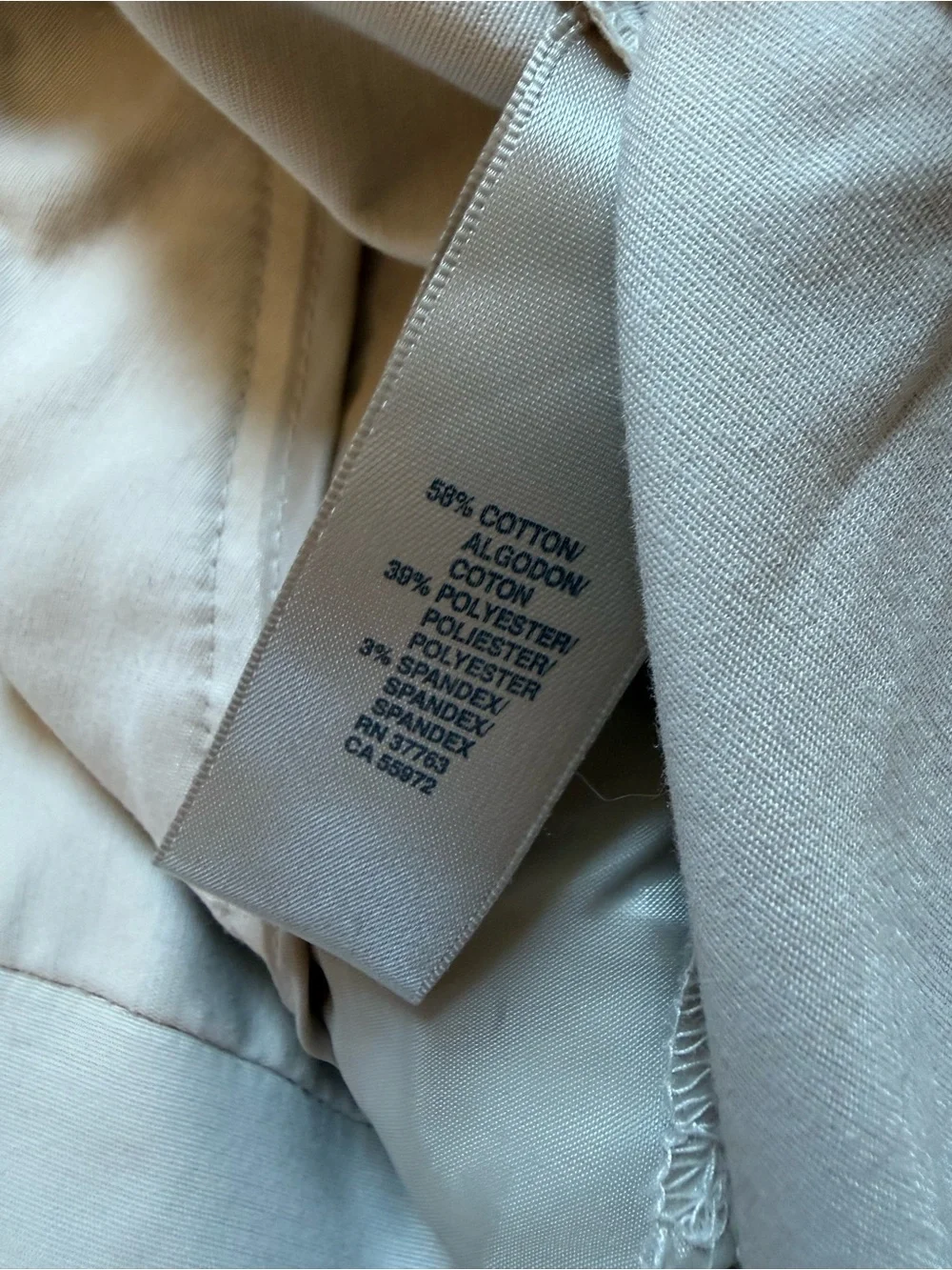 Rafaella | Light Beige Curvy Dress Pant Capris | Size 16W